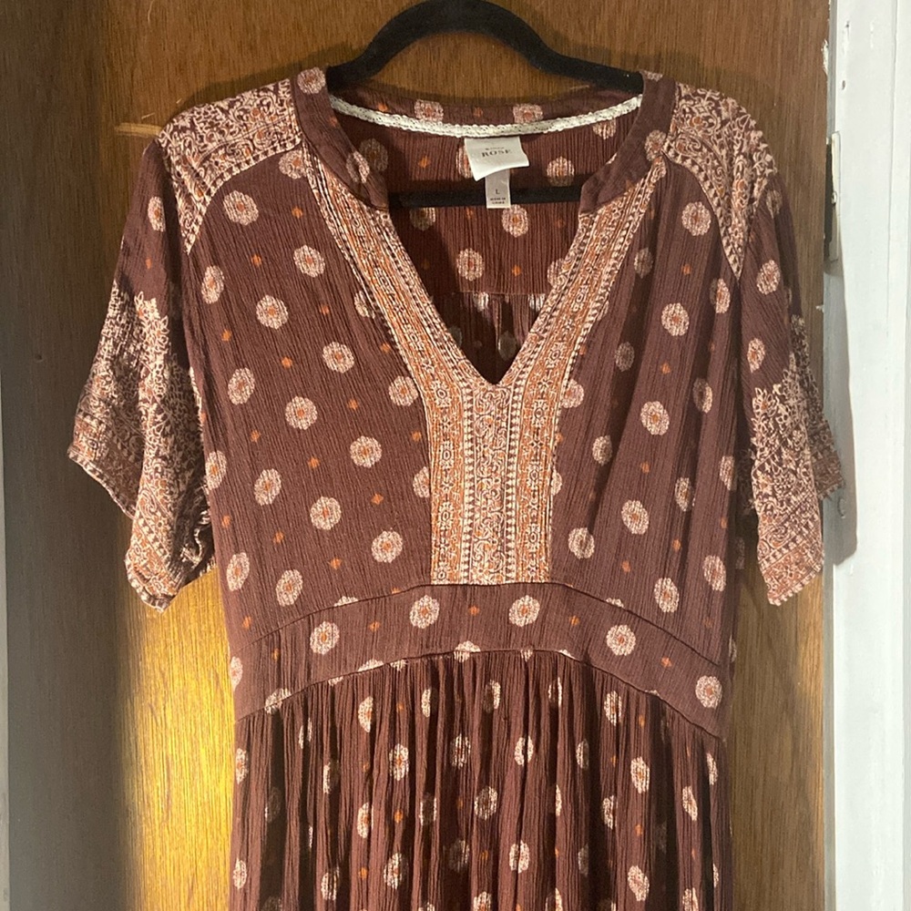 Brown country dress